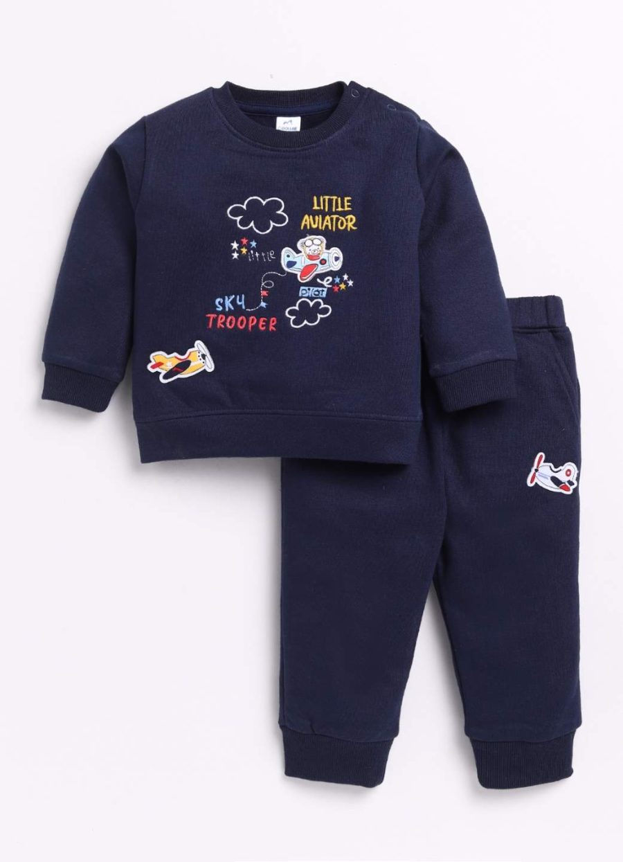 Dollar Junior Tiny Crews Baby Boys Casual T-Shirt Pant Set