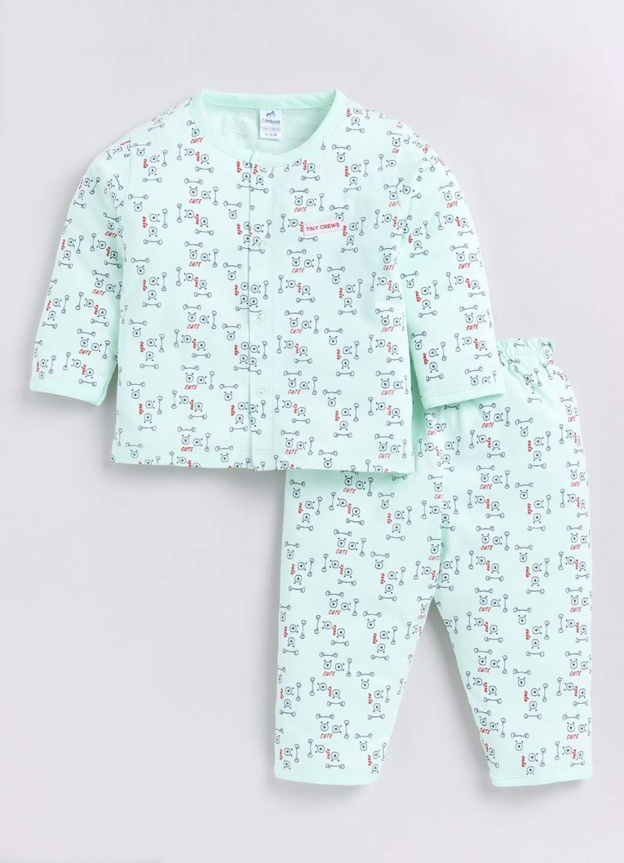 Dollar Light Green Baby Boys Combo Set