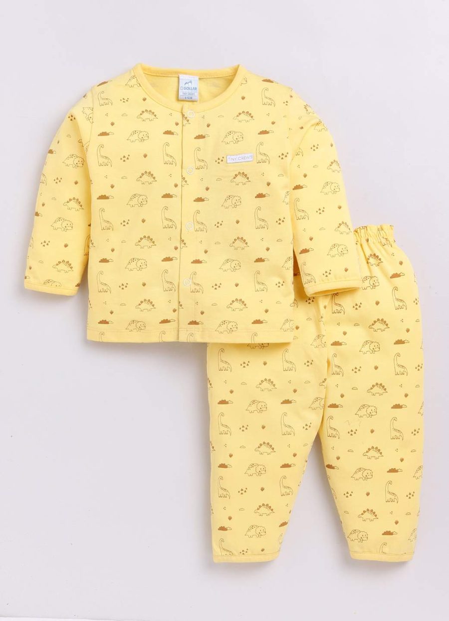 Dollar Yellow Baby Boys Combo Set