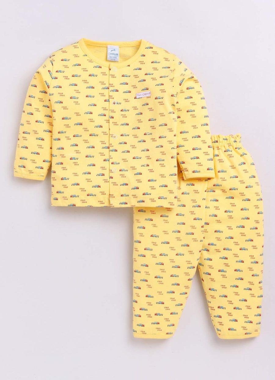 Dollar Yellow Baby Boys Combo Set