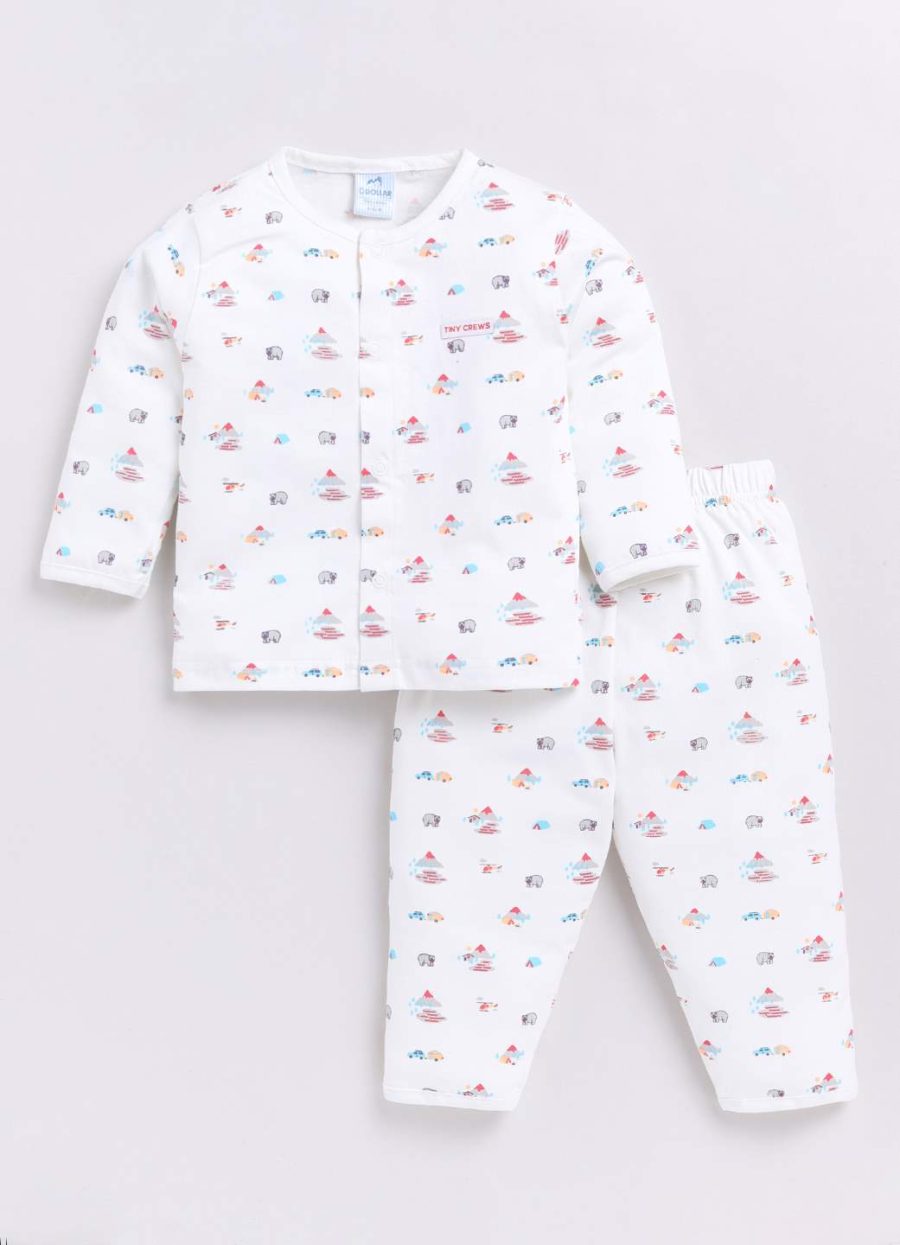 Dollar White Baby Boys Combo Set