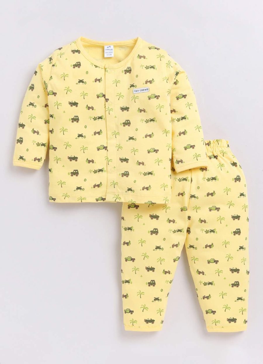 Dollar Yellow Baby Boys Combo Set