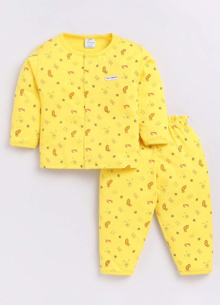 Dollar Yellow Baby Boys Combo Set