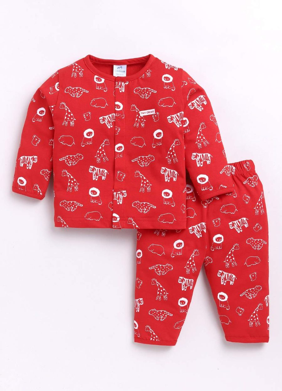 Dollar Red Baby Boys Combo Set