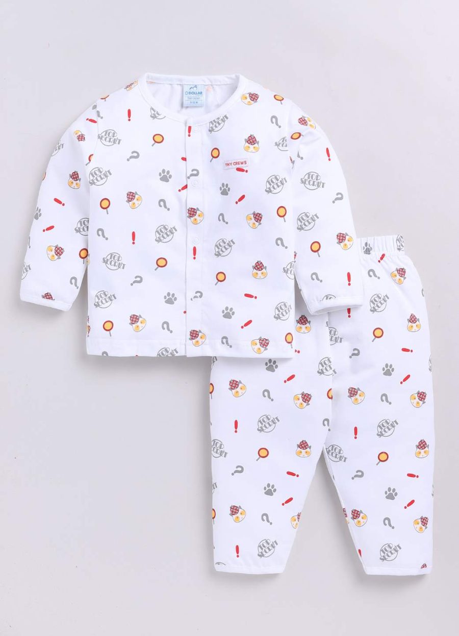 Dollar White Baby Boys Combo Set