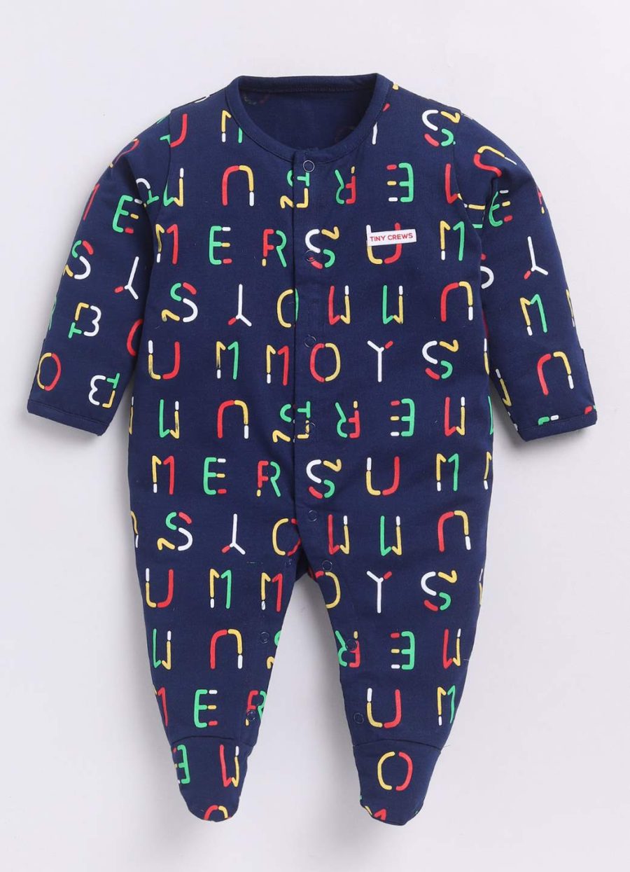 Dollar Navy Baby Boys & Baby Girls Shoe Romper