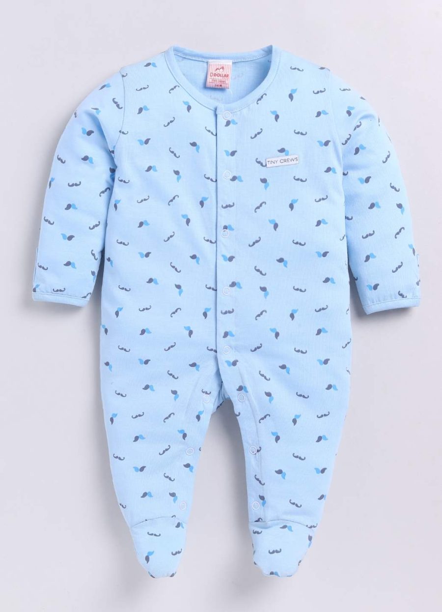 Dollar Blue Baby Boys & Baby Girls Shoe Romper