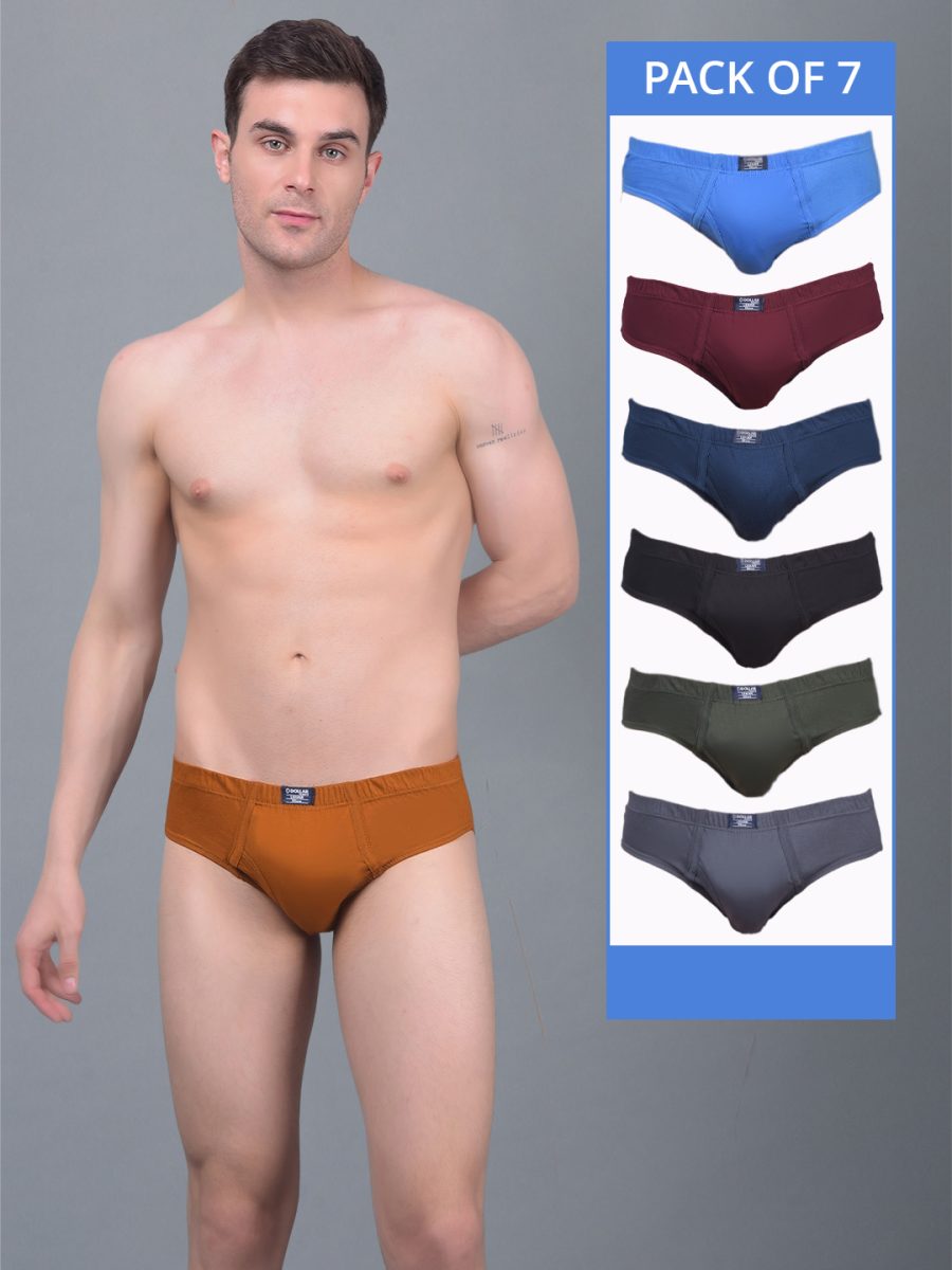 Dollar Lehar Super Combed Cotton Mens Pack Of 7 Brief