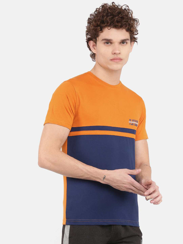 Dollar Mens Cotton Crew Neck Printed Tshirt