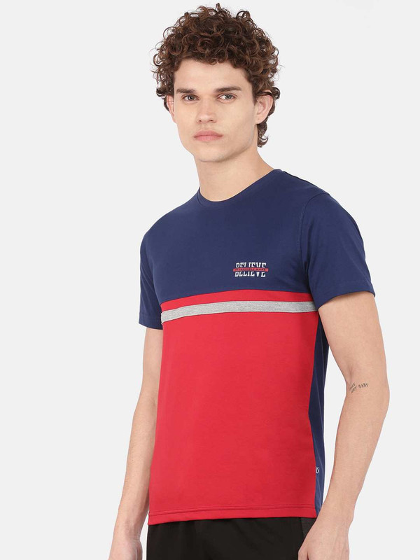 Dollar Mens Cotton Crew Neck Printed Tshirt