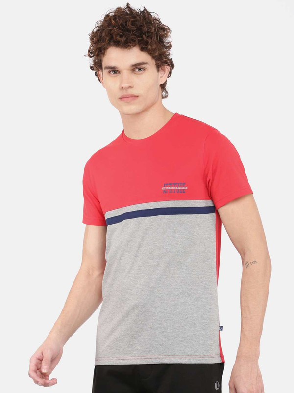 Dollar Mens Cotton Crew Neck Printed Tshirt