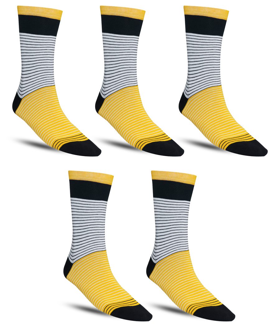 Dollar Casual Full Length Cotton Socks For Men's In ( Pack of 5 )