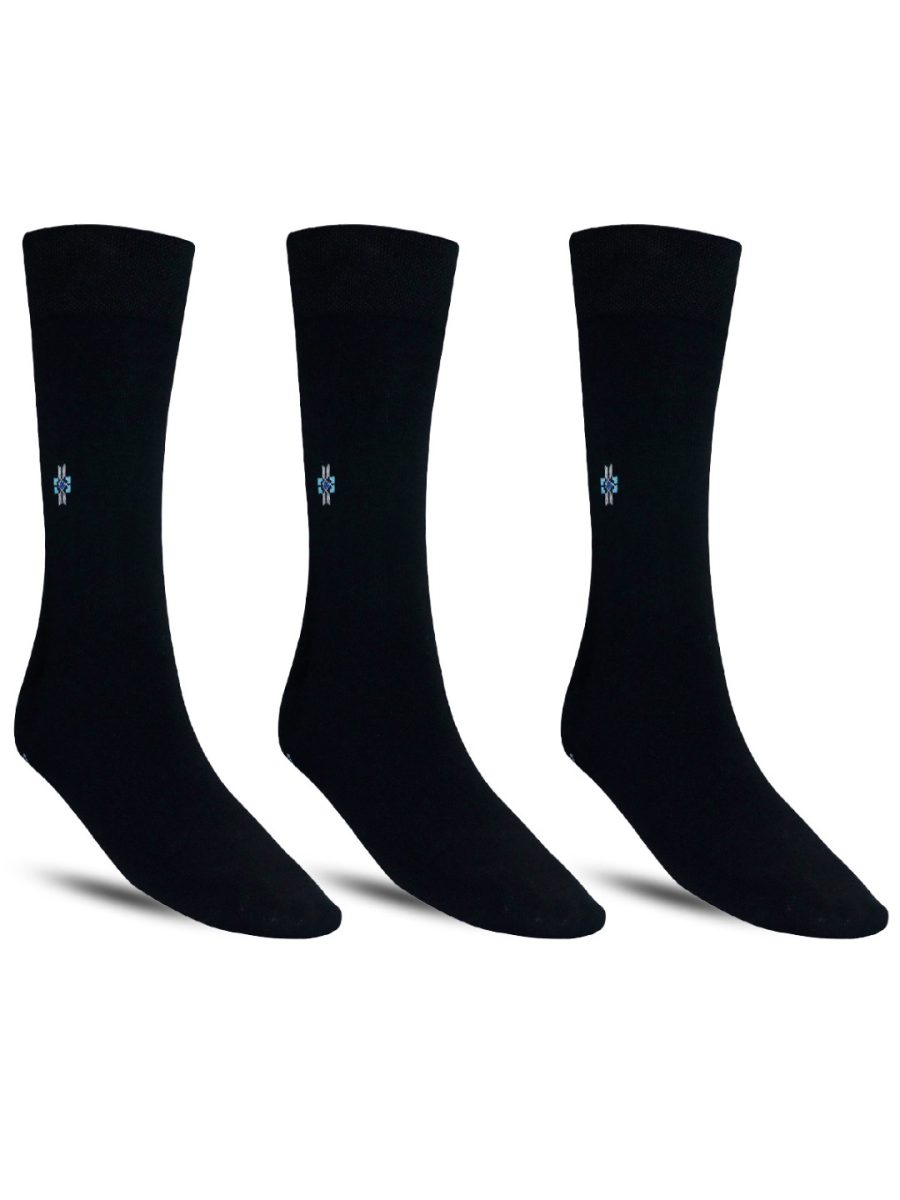 Dollar Formal Full Length Cotton Socks For Men's In ( Pack of 3 )