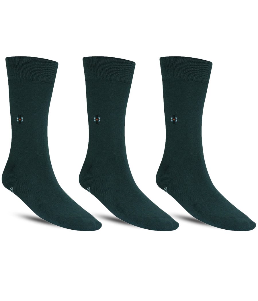 Dollar Formal Full Length Cotton Socks For Men's In ( Pack of 3 )
