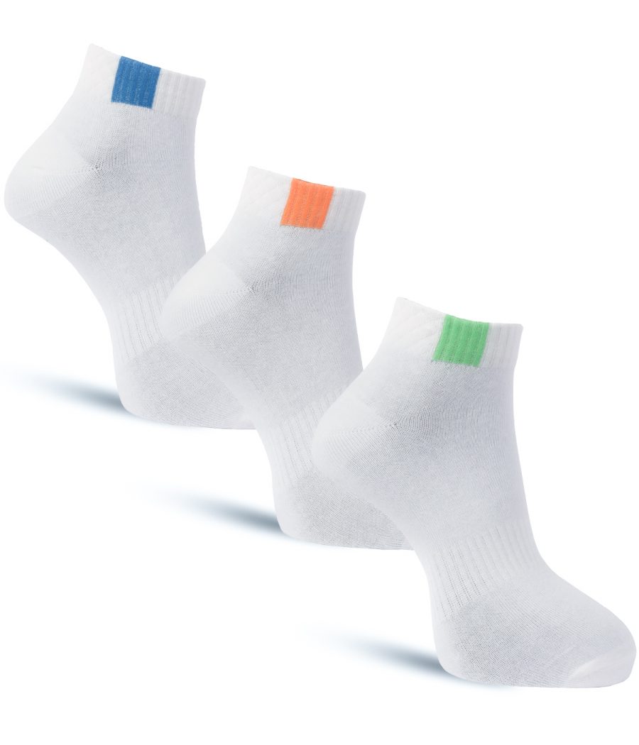 Dollar Casual Ankle Length Cotton Socks For Men's In ( Pack of 3 )