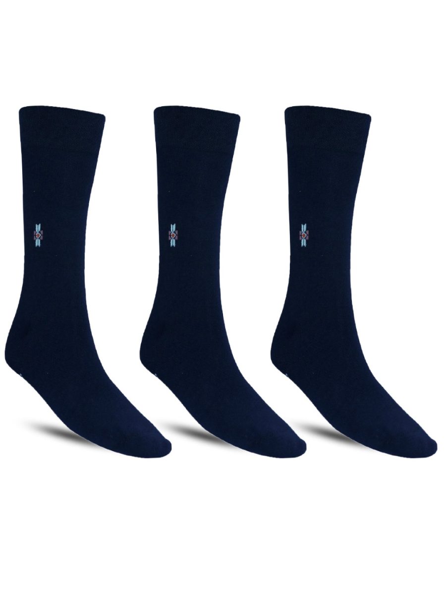 Dollar Formal Full Length Cotton Socks For Men's In ( Pack of 3 )