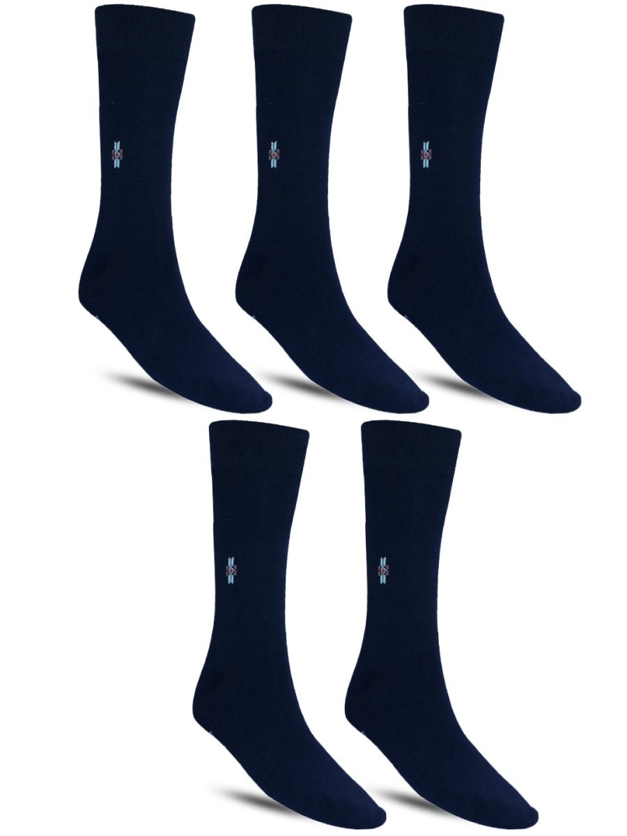 Dollar Formal Full Length Cotton Socks For Men's In ( Pack of 5 )