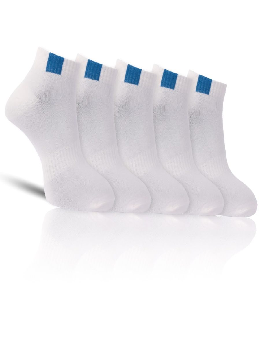 Dollar Casual Ankle Length Cotton Socks For Men's In ( Pack of 5 )
