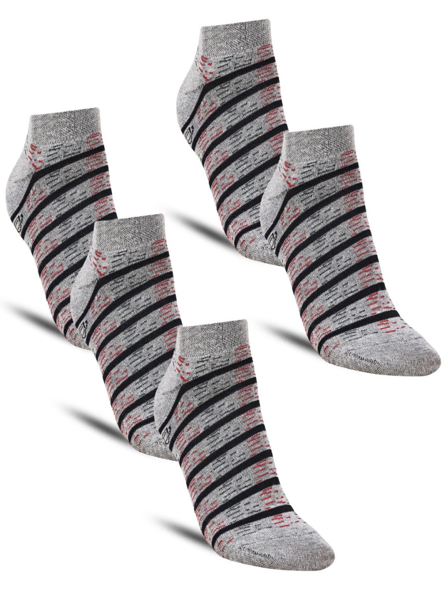 Dollar Casual Low Ankle Cotton Socks For Men's In ( Pack of 5 )