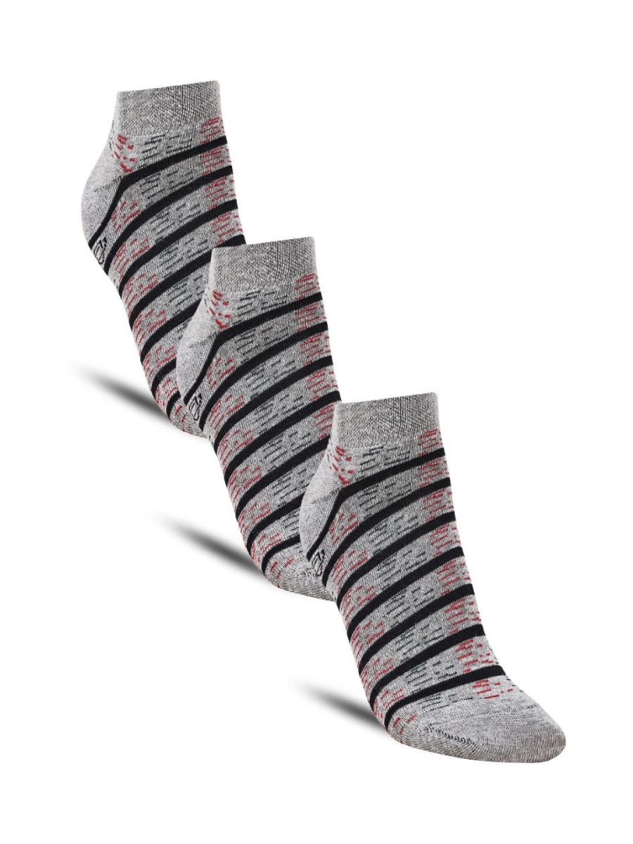 Dollar Casual Low Ankle Cotton Socks For Men's In ( Pack of 3 )