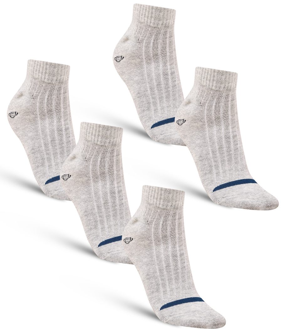 Dollar Casual Ankle Length Cotton Socks For Men's In ( Pack of 5 )