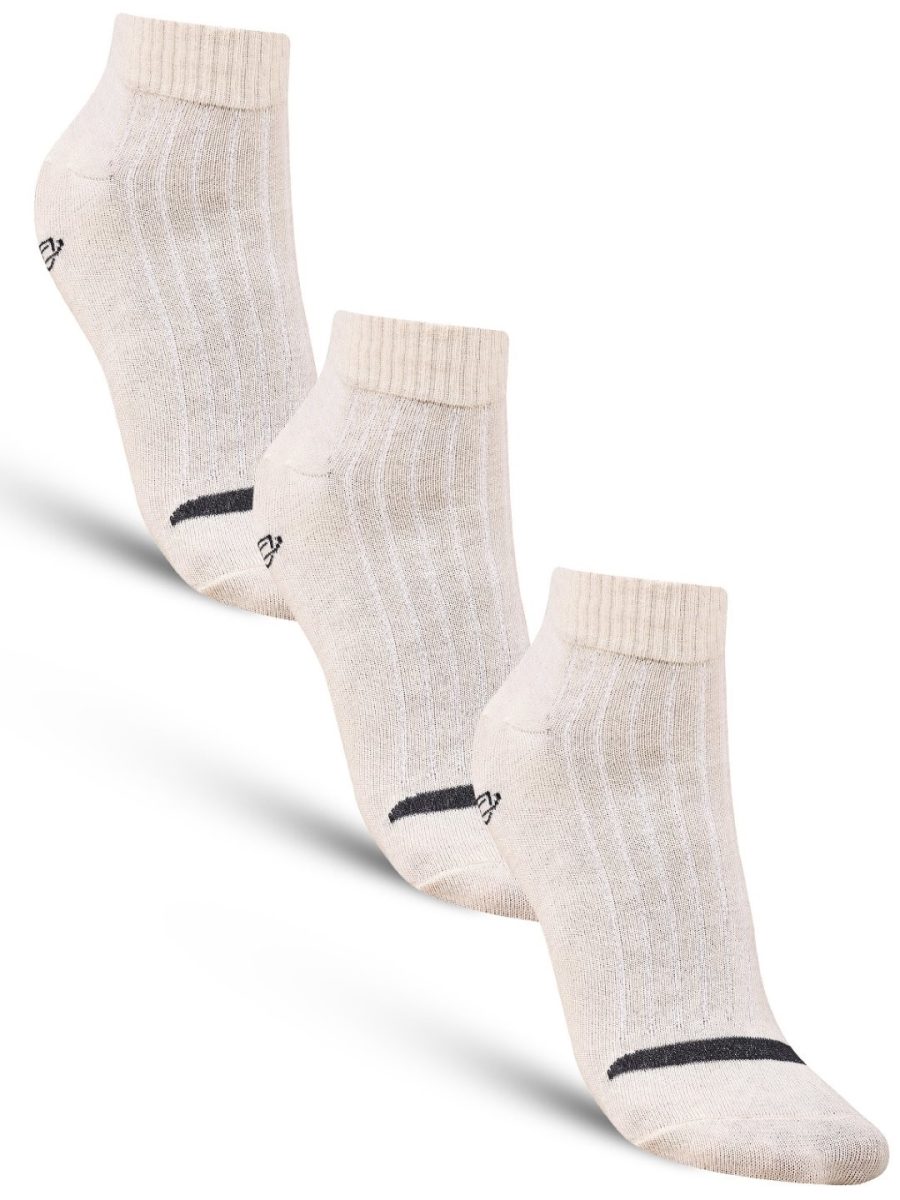 Dollar Casual Ankle Length Cotton Socks For Men's In ( Pack of 3 )