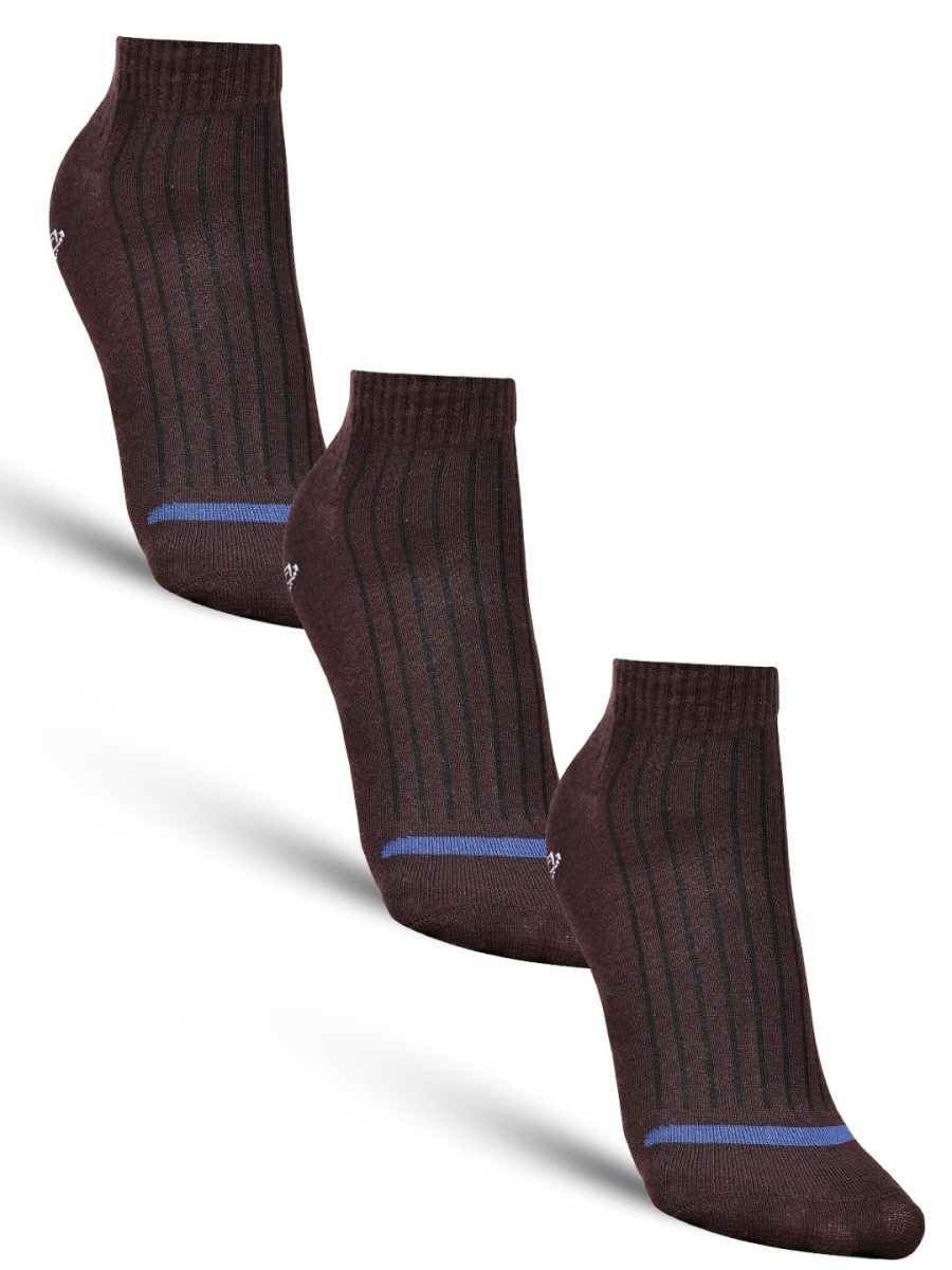 Dollar Casual Ankle Length Cotton Socks For Men's In ( Pack of 3 )