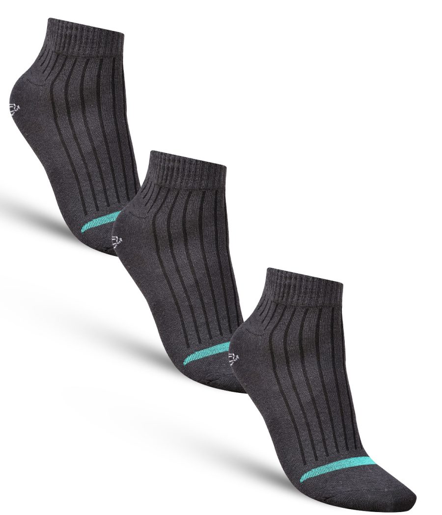 Dollar Casual Ankle Length Cotton Socks For Men's In ( Pack of 3 )
