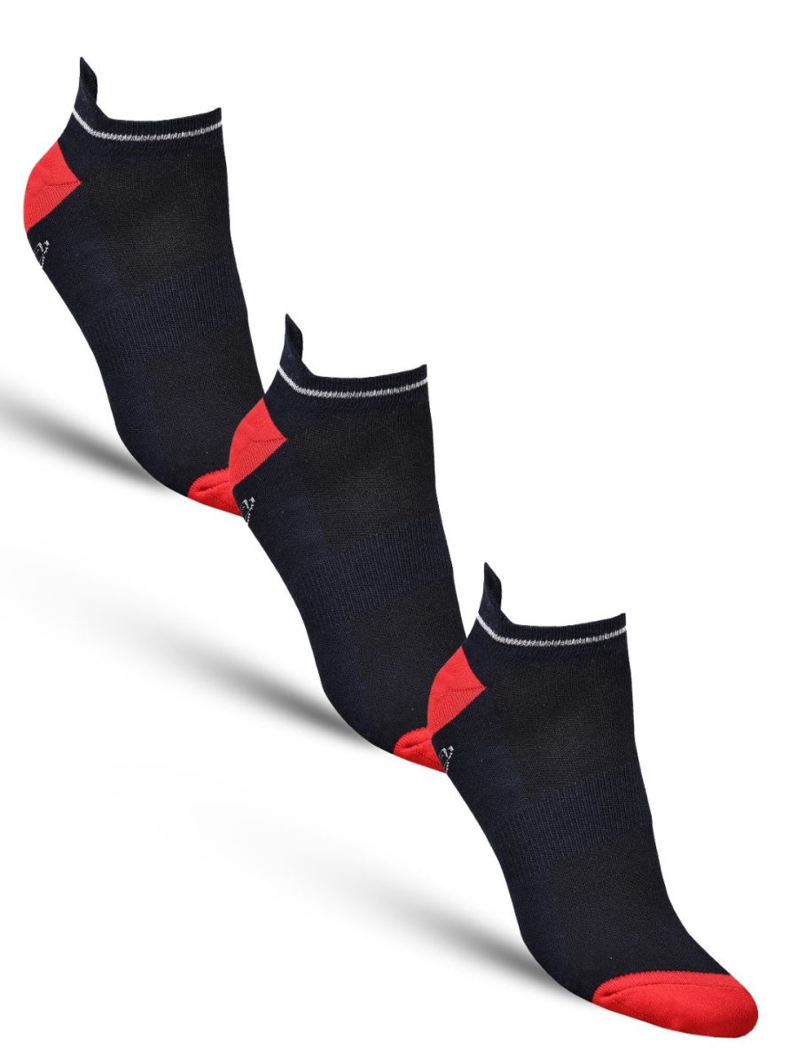 Dollar Sports Ankle Length Cotton Socks For Men's In ( Pack of 3 )