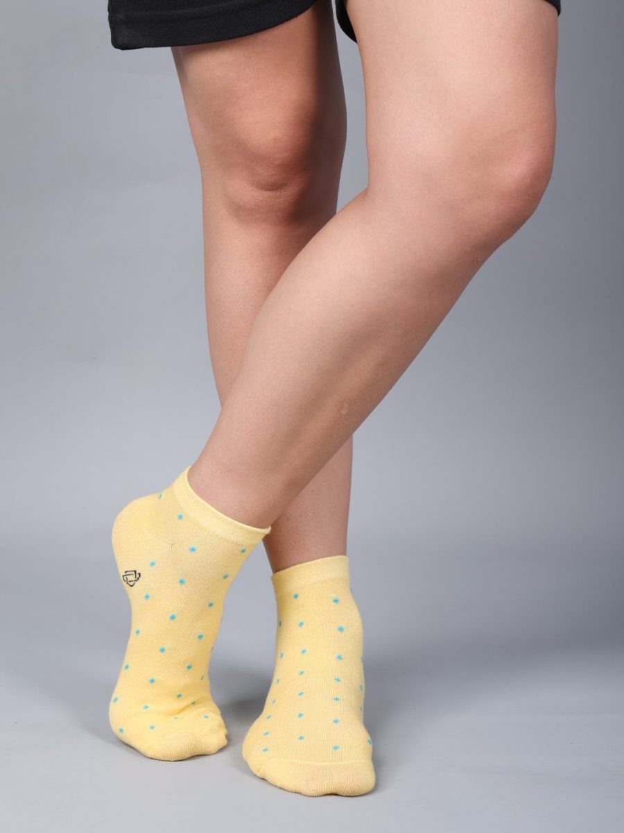 Dollar Casual Low Ankle Cotton Socks For Women's In ( Pack of 5 )