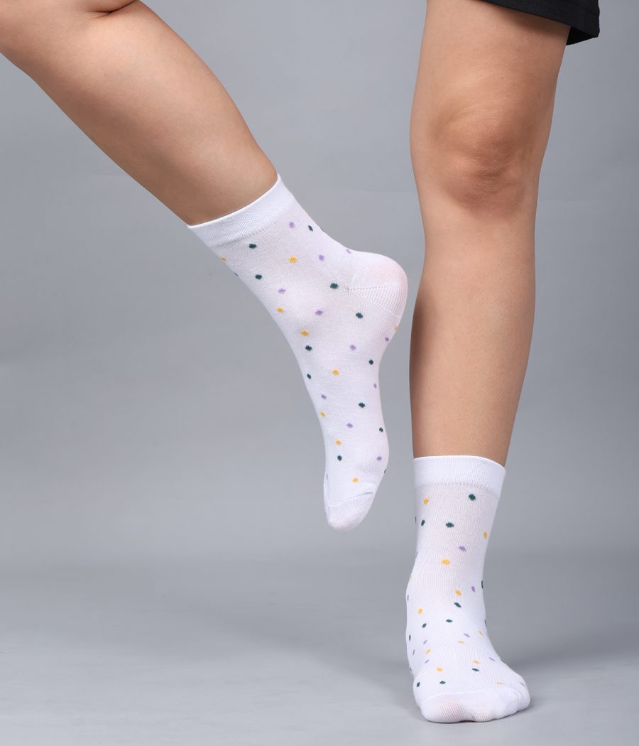 Dollar Casual Ankle Length Cotton Socks For Women's In ( Pack of 3 )