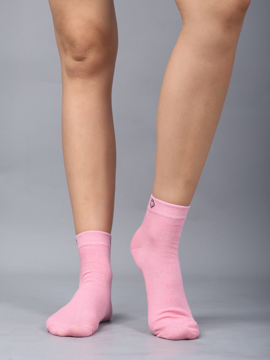 Dollar Casual Ankle Length Cotton Socks For Women's In ( Pack of 5 )