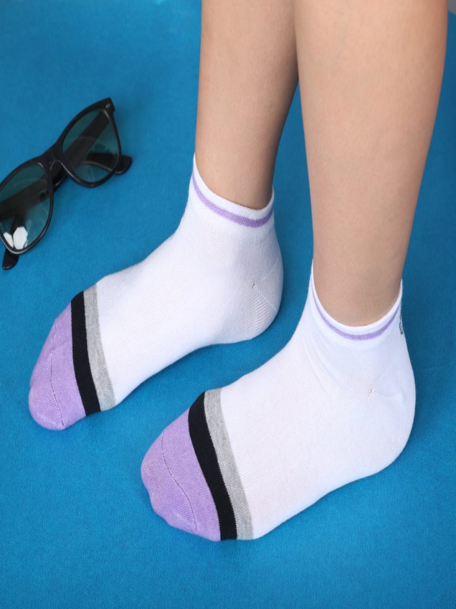 Dollar Casual Low Ankle Cotton Socks For Women's In ( Pack of 3 )