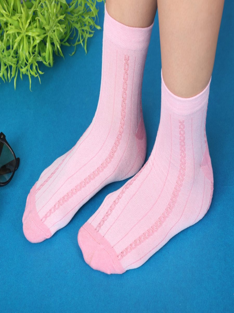 Dollar Casual Ankle Length Cotton Socks For Women's In ( Pack of 3 )