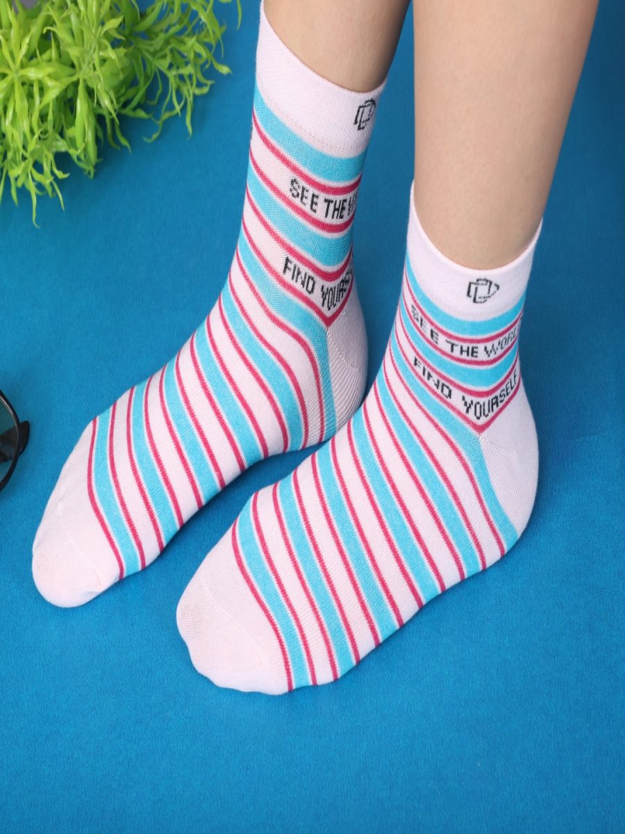 Dollar Casual Ankle Length Cotton Socks For Women's In ( Pack of 3 )