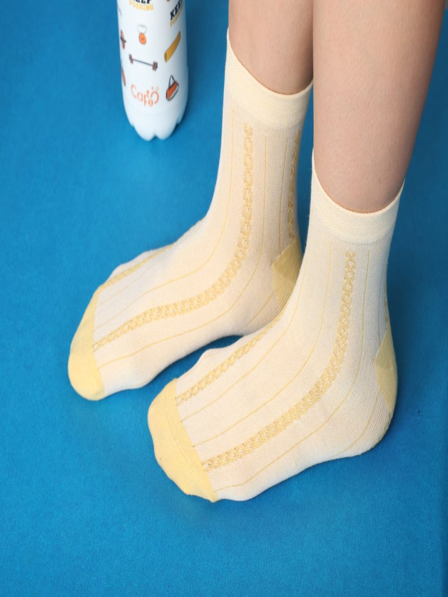 Dollar Casual Ankle Length Cotton Socks For Women's In ( Pack of 3 )