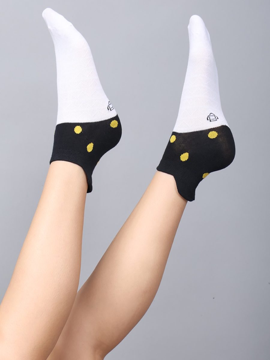 Dollar Casual Ankle Length Cotton Socks For Women's In ( Pack of 3 )