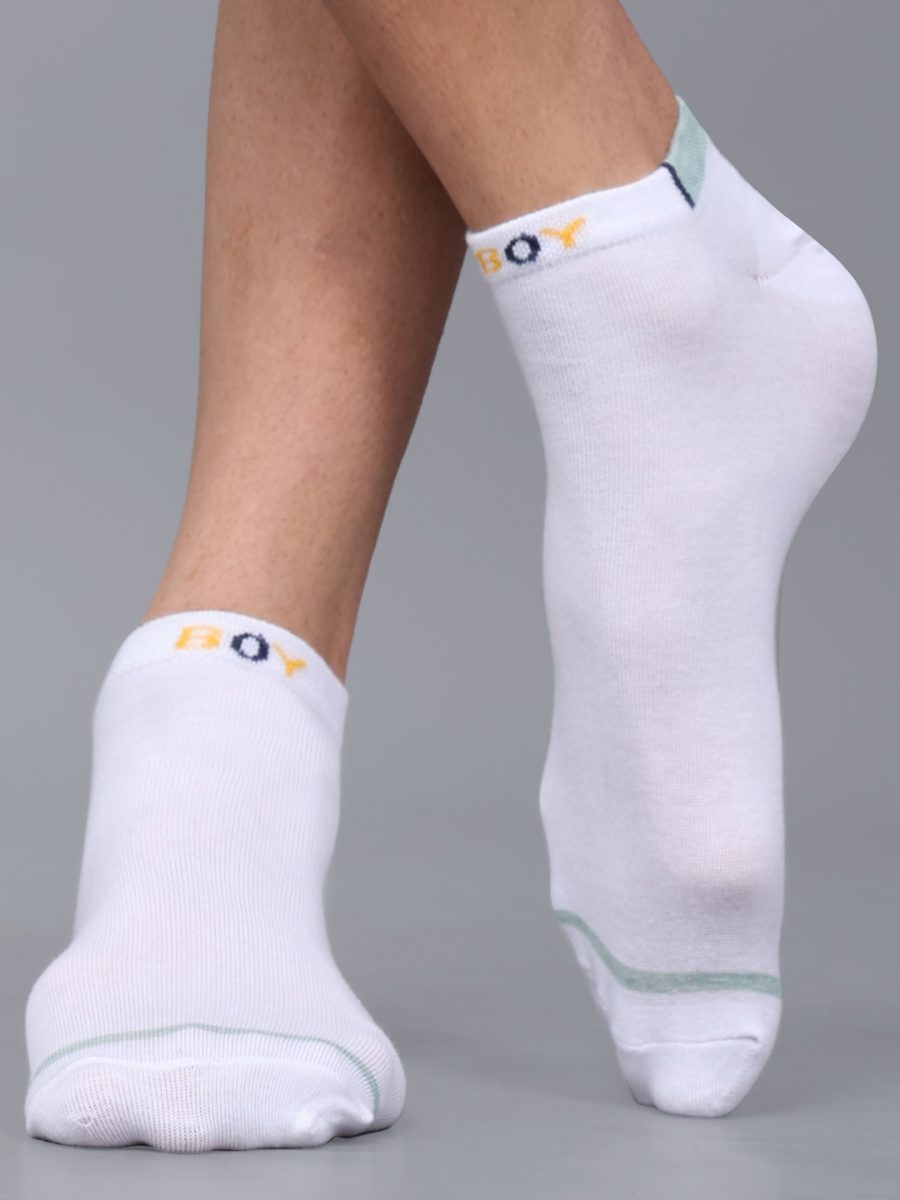 Dollar Casual Low Ankle Cotton Socks For Men's In ( Pack of 3 )