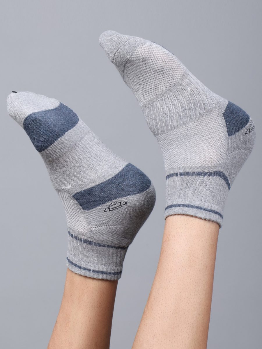 Dollar Sports Ankle Length Cotton Socks For Men's In ( Pack of 3 )