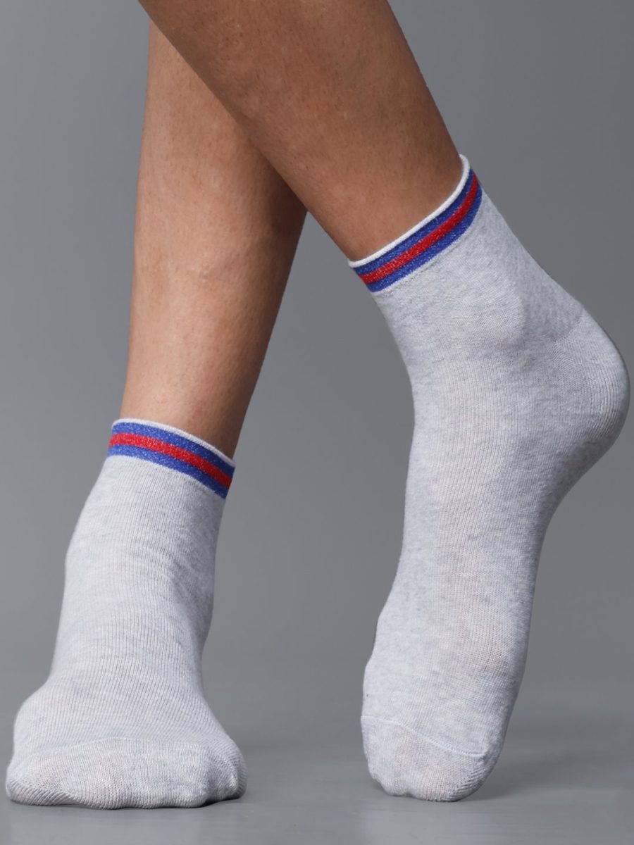 Dollar Casual Ankle Length Cotton Socks For Men's In ( Pack of 3 )