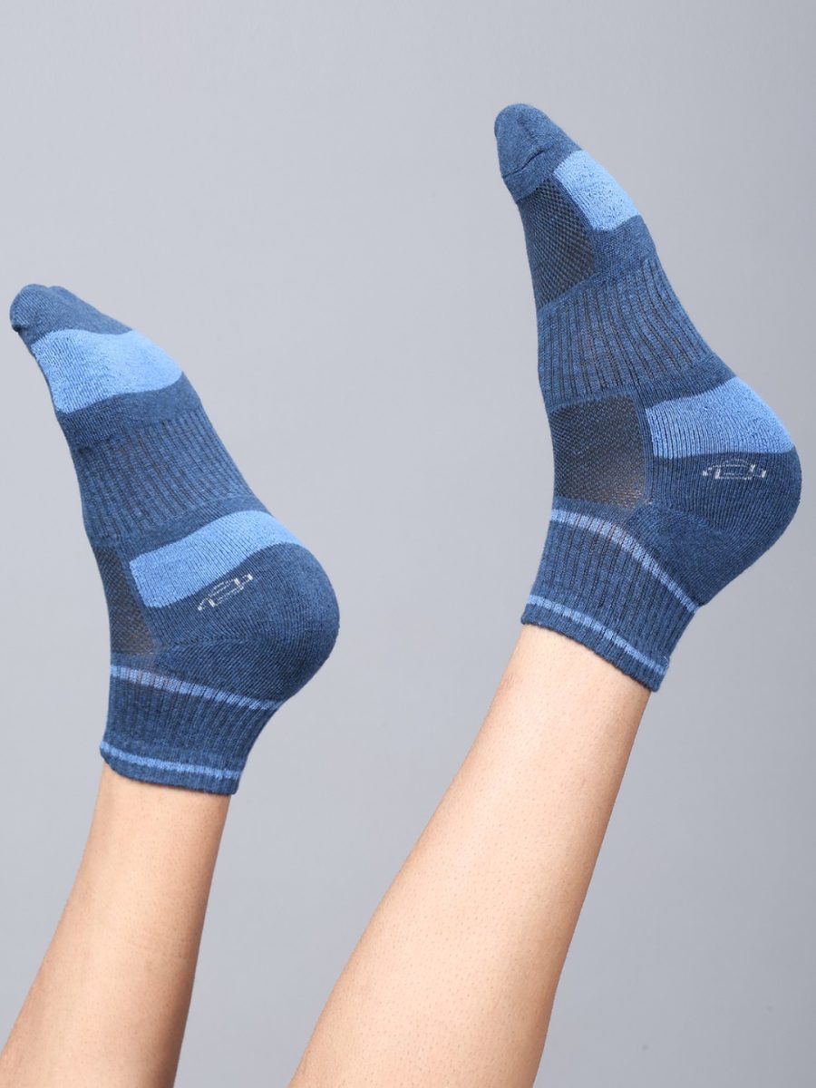 Dollar Sports Ankle Length Cotton Socks For Men's In ( Pack of 3 )