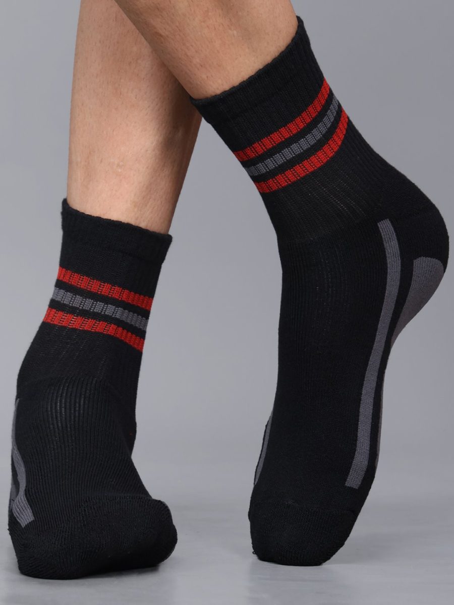 Dollar Sports Ankle Length Cotton Socks For Men's In ( Pack of 3 )