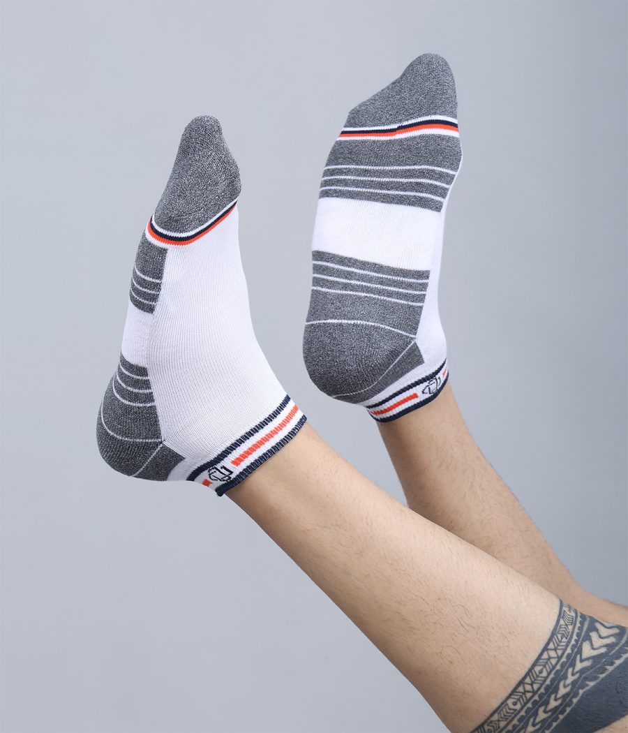 Dollar Sports Ankle Length Cotton Socks For Men's In ( Pack of 3 )