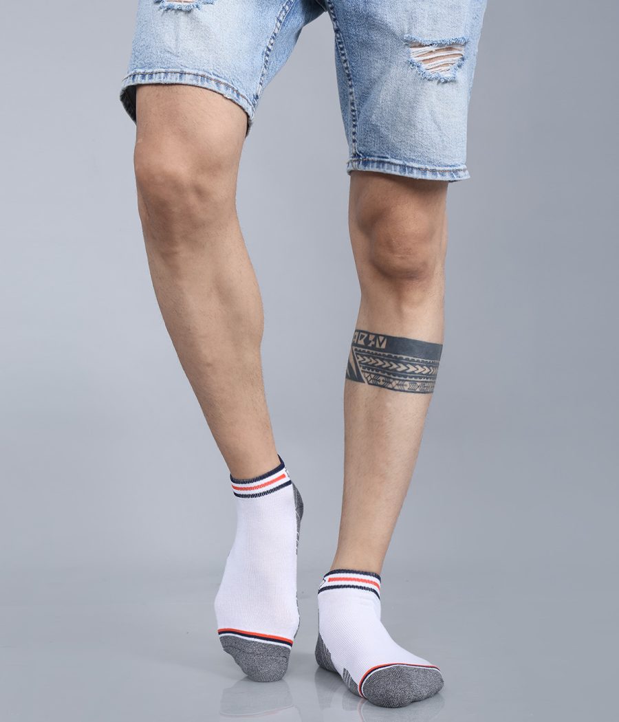 Dollar Sports Ankle Length Cotton Socks For Men's In ( Pack of 5 )