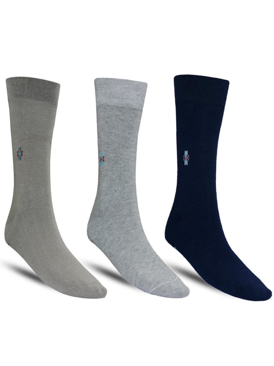 Dollar Formal Full Length Cotton Socks For Men's In ( Pack of 3 )