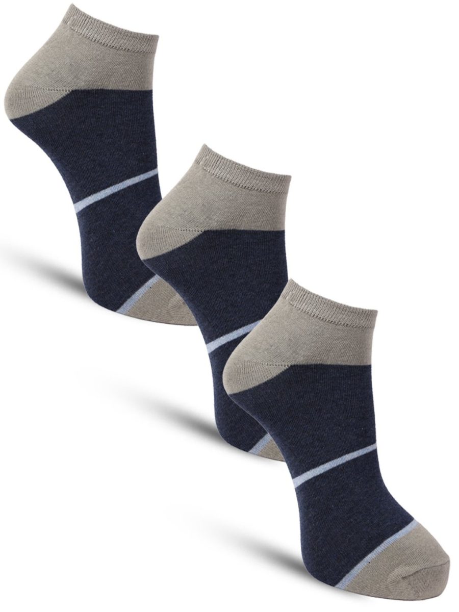 Dollar Casual Ankle Length Cotton Socks For Men's In ( Pack of 3 )