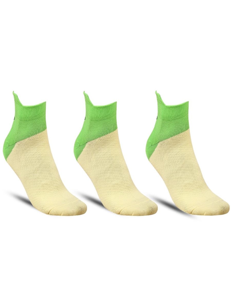 Dollar Sports Ankle Length Nylon Socks For Men's In ( Pack of 3 )