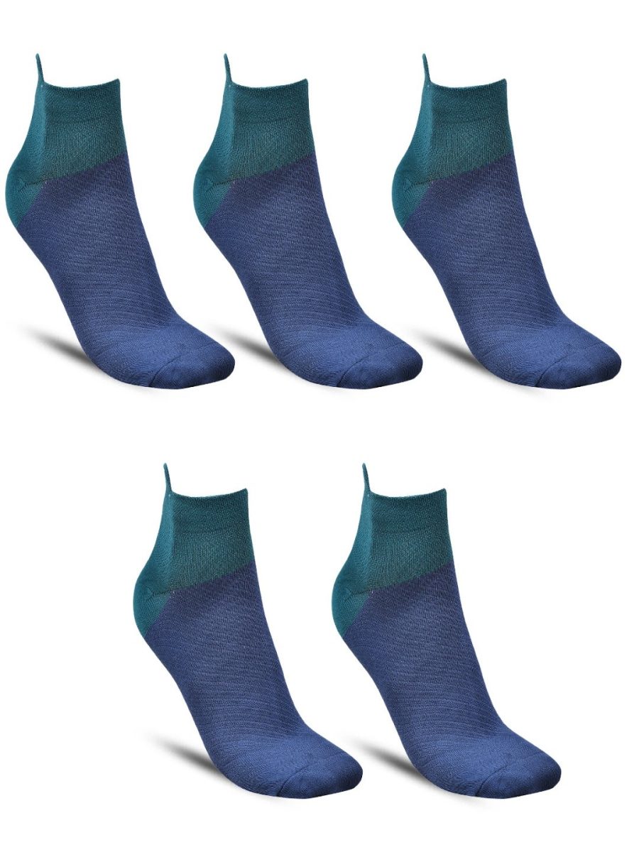 Dollar Sports Ankle Length Nylon Socks For Men's In ( Pack of 5 )