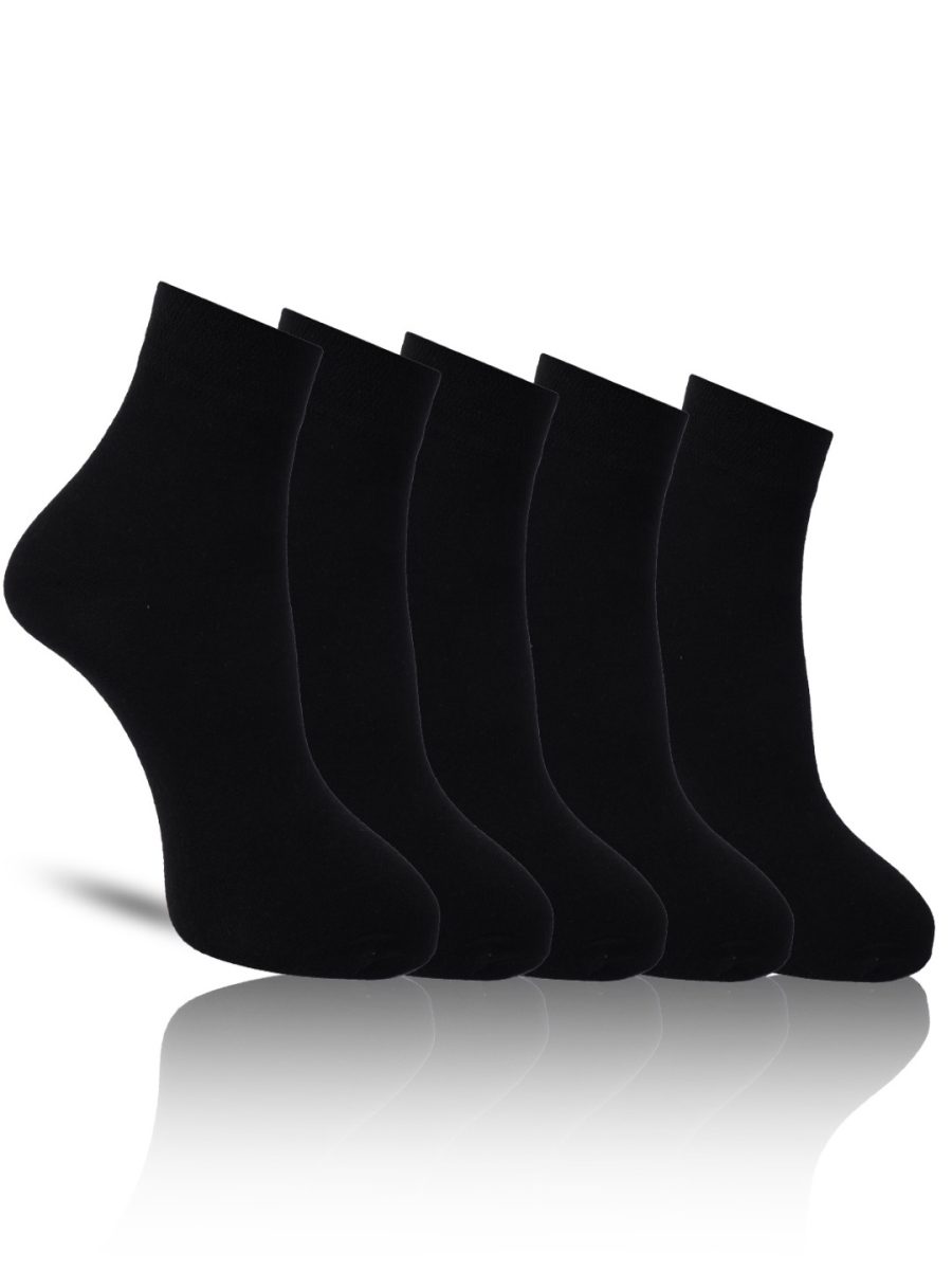 Dollar Formal Ankle Length Cotton Socks For Men's In ( Pack of 5 )