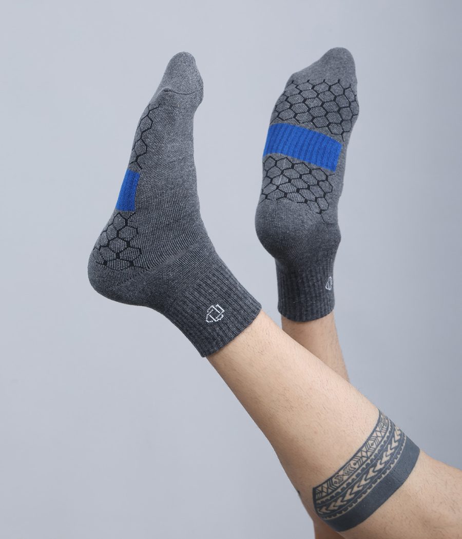 Dollar Sports Ankle Length Cotton Socks For Men's In ( Pack of 3 )